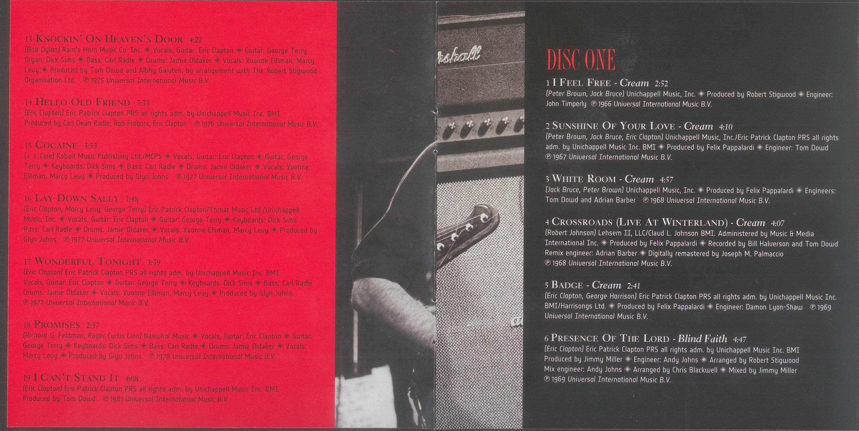 Eric Clapton Complete Clapton : Booklet9 US